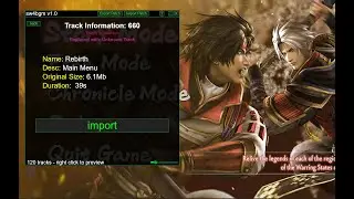 Samurai Warriors 4 dx BGM replacement tool