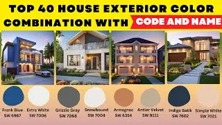 Top 40 Sherwin William Exterior Paint Colors 2024|Exterior House Painting Color Ideas