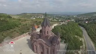Аэросъемка Армянской церкви Святого Сергия (с. Гай-Кодзор)