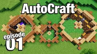 Polar Bears and Starter Base - AutoCraft SMP #1 (Multiplayer Let's Play) | Minecraft 1.15