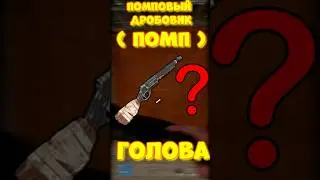 УРОН в ГОЛОВУ с ПОМПА в игре RUST / РАСТ Помповый дробовик 