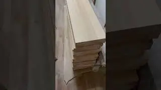 Изготавливаем комплектующие для лестниц бук, дуб, ясень