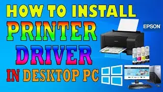 ✔😎👉PAANO MAG-INSTALL NG PRINTER DRIVER | EPSON L3110 | WINDOWS DESKTOP PC 🖥🖨