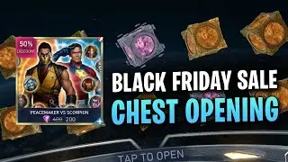 Black Friday Sale | Chest Opening | Peacemaker VS Scorpion | Injustice 2 Mobile