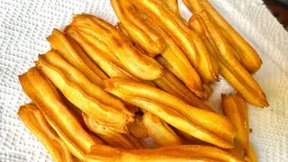 Easy Homemade Churros Recipe Baked | churros recipe without frying