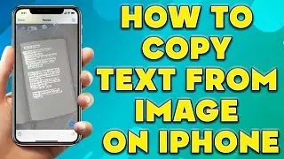 How to Copy Text From Image on iPhone | Copy Text From Image iPhone