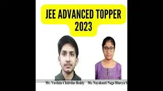 jee advanced topper 2023 | Male & female Candidate | #jeeadvanced | #shortsfeed