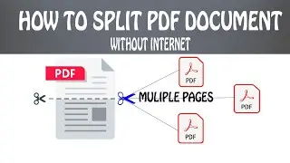 How to Split PDF Document || How to Separate Pages in PDF