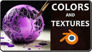 How to ADD TEXTURES from images to a 3D model in Blender - COLOR and NORMAL MAP