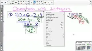 Operations with Integers