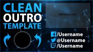 Clean Outro Template 2017 | Speedart | FREE Download
