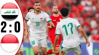 Indonesia vs Iraq 0-2 HIGHLIGHTS | FIFA World Cup 2026 ملخص مباراة العراق ضد إندونيسيا اليوم تصفيات