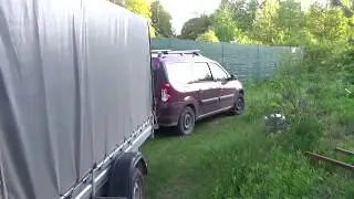 Пасека под ключ загрузка в одиночку с помощью пасечной тележки. Владимирский улей лежак.