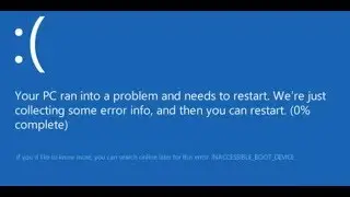 Your PC Ran into a Problem And Needs To Restart (Windows 10)