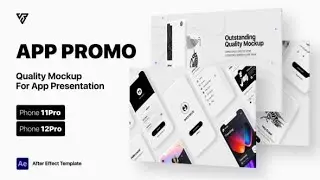 App Promo Matte Phone After Effects Template Videohive 33796838