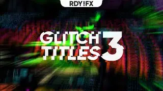Glitch Titles Pack V3 Premiere Pro Templates
