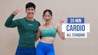 25 MIN ALL STANDING CARDIO I no equipment, with warm up & cool down