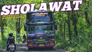 BUS ARTIS KOMARA SHOLAWAT || TELOLET BASURI BUS KOMARA REMIX + TERBALIK