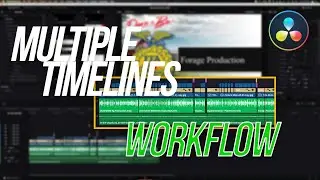Working with Multiple Timelines in Davinci Resolve 16 | Quick Tips