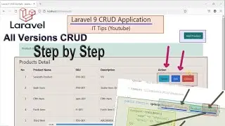 laravel 9 CRUD application example step by step | IT Tips Programming