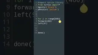 Python turtle graphic for beginner | python coding status 😍😜 