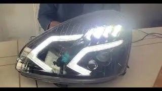 🔝 Фары Тюнинг BI-LED Линзы для PRIORA.
