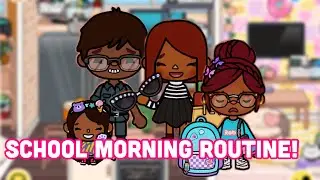 *UPDATED* Family of 4 school morning routine! 🌟 | My Loca Toca