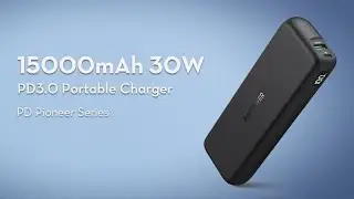 RAVPower PD Pioneer | 15000mAh 18W Portable Charger USB C Power Bank (PB203)