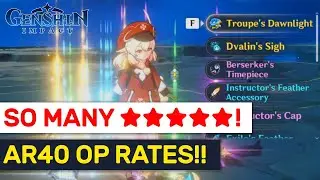 So Many ★★★★★ At AR 40! LIVE Weekly Loots and Q&A! | Genshin Impact
