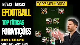 EFOOTBALL 2024 - TOP FORMAÇÕES SECRETAS - NEW FORMATIONS EFOOTBALL MOBILE
