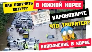 ЧТО ТВОРИТСЯ?? НАВОДНЕНИЕ В КОРЕЕ // КАК ПОЛУЧИТЬ ВИЗУ В КОРЕЕ?? // КАРОНАВИРУС // ЮЖНАЯ КОРЕЯ