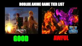 Roblox Anime Games Tier List