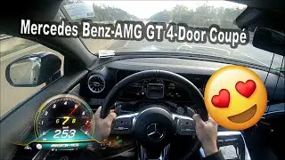 Mercedes-AMG GT 4-Door Test Drive on Autobahn