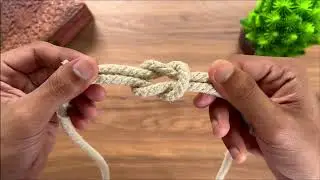 Reef knot | Malayalam | scouts and guides