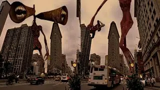 O.M.G..  Siren Head Upgraded  / Siren Head Red   Siren Head In real life