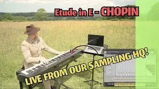 The STEIN - Etude in E - Chopin - Live Performance - Antique Concert Grand for Kontakt