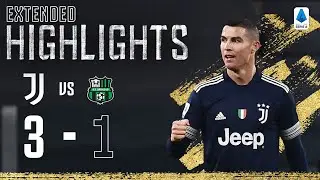 Juventus 3-1 Sassuolo | Ramsey & Ronaldo Secure win with Late Goals! | EXTENDED Highlights