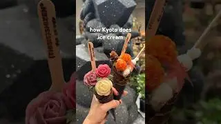 The most beautiful ice cream in Kyoto