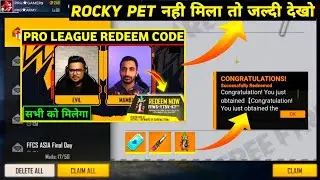 ROCKY PET REDEEM CODE || 19 JULY NEW REDEEM CODE || FREE FIRE NEW EVENT