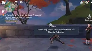 Collect 3 portion of core propulsion by defeating 3 slimes | Genshin Impact