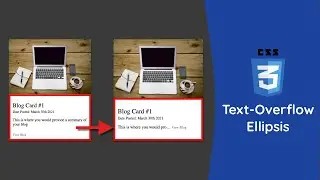 CSS Text-Overflow: Ellipsis | Truncate Text With An Ellipsis