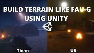 How To Make Terrain Like (FAU-G GAME) using UNITY/HINDI/