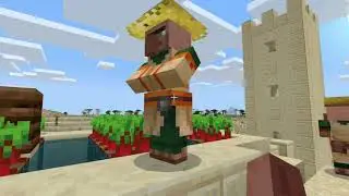 Minecraft : Ламповый летсплей (Ванилочка) Деревня.