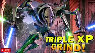 🔴 LIVE - HEROES VS VILLAINS! TRIPLE XP GRIND! - Star Wars Battlefront 2 W/MODS! - THE GRAY JEDI