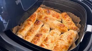 Airfryer ' da İçi Kurumadan Harika Sosuyla Çıtır Çıtır Sigara Böreği Tarifi