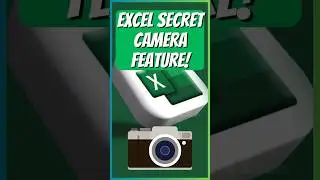 Excel Hidden Camera Feature! #shorts