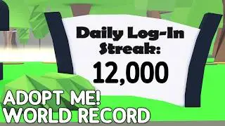 Adopt Me Longest Log In Streak Player!