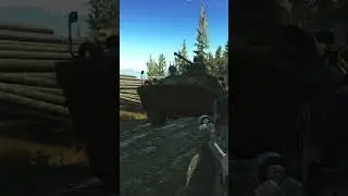 БТР В ЛЕСУ  