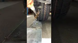 Test of explosion proof tires under long nails