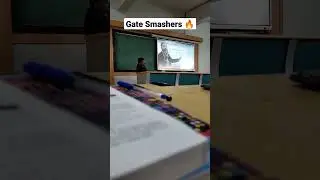 Teachers uses the Gate Smashers Video during lecture @GateSmashers #gatesmashers